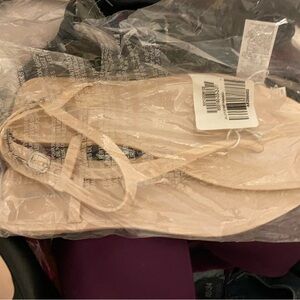 Women’s cream colored jelly sandals